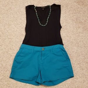 Aqua blue shorts from Old Navy
